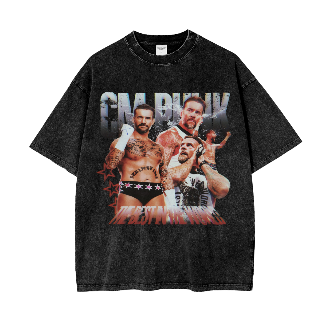 CM Punk “Best In The World” V2.5 Vintage T-Shirt
