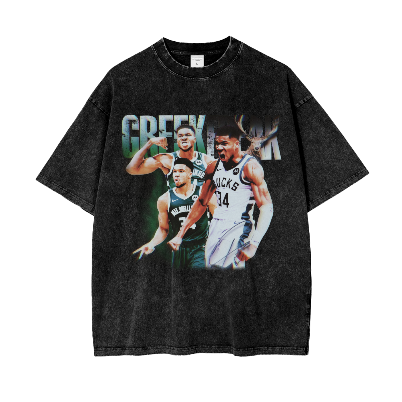 Giannis Antetokounmpo “Greek Freak” Vintage T-Shirt