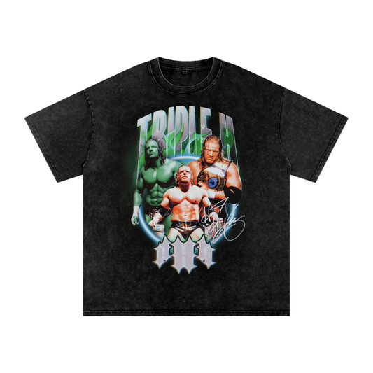 Triple H ‘HHH 01’ Vintage Oversized T-Shirt