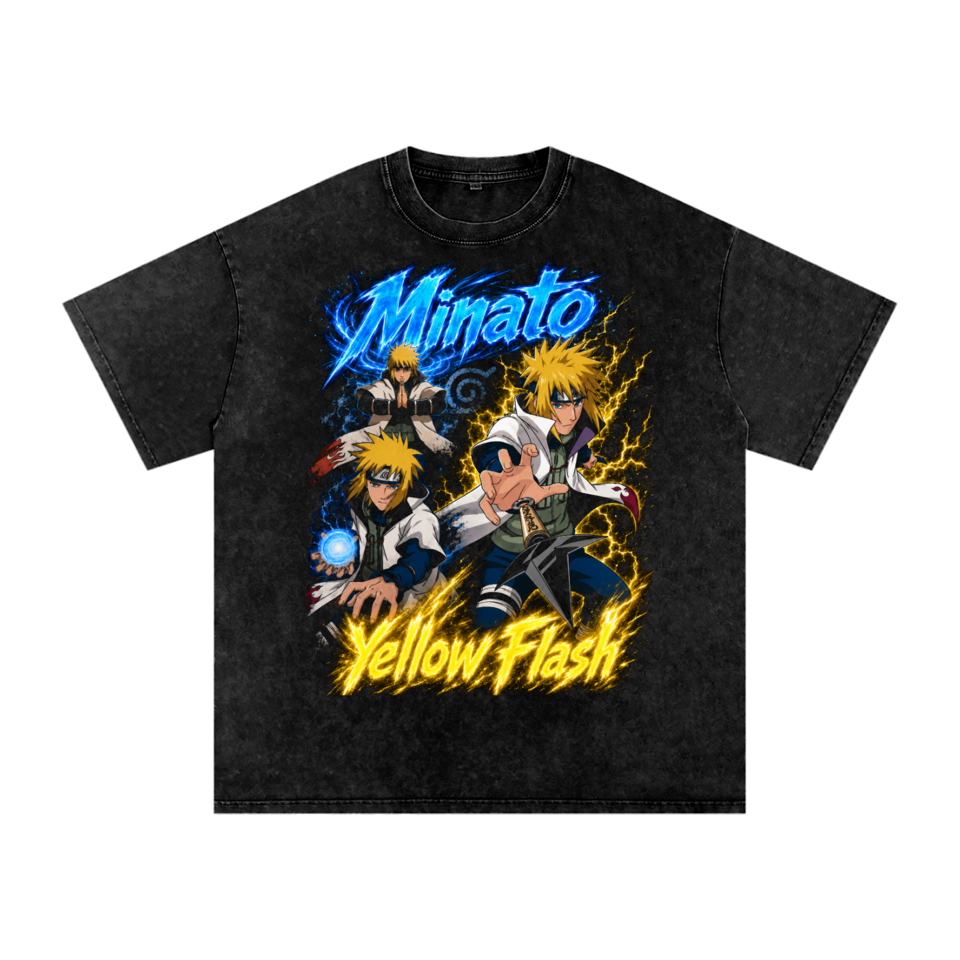 M.N Yellow Flash V.1 Vintage Tee