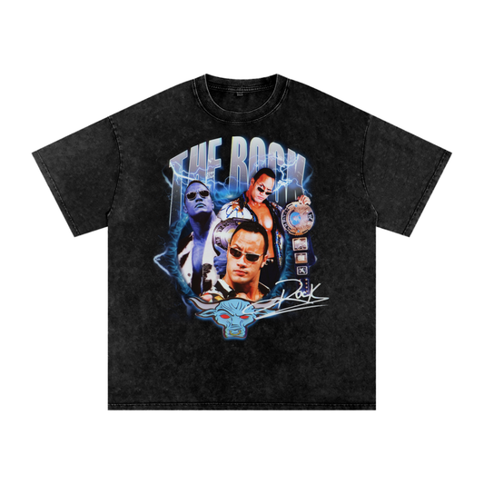 The Rock ‘Brahma Bull 01’ Vintage Oversized T-Shirt