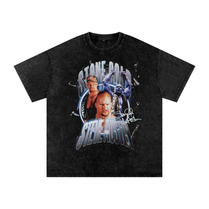 Stone Cold Steve Austin “01’ Tough SOB” Oversized Vintage T-Shirt
