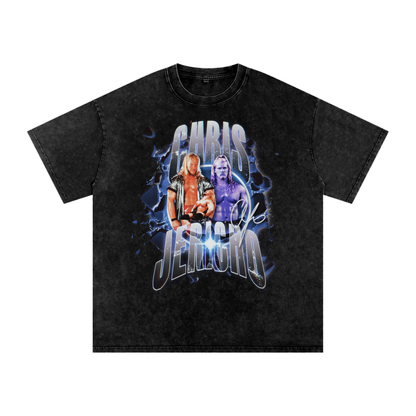 Chris Jericho “01’ Y2J” Oversized Vintage T-Shirt